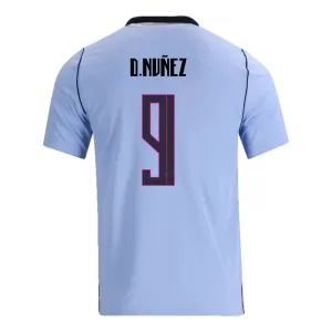 Camisolas Uruguai Darwin Núñez Nunez 9 Equipamento Principal Mundial 2026 Camisolas Uruguai Darwin Núñez Nunez 9 Equipamento Principal Mundial 2026