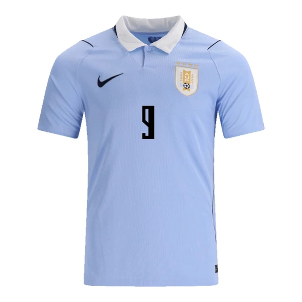 Camisolas Uruguai Darwin Núñez Nunez 9 Equipamento Principal Mundial 2026