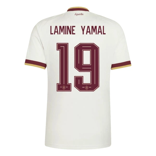 Camisolas Espanha 2 Stars Lamine Yamal 19 Equipamento Alternativo Mundial 2026