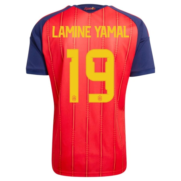 Camisolas Espanha 2 Stars Lamine Yamal 19 Equipamento Principal Mundial 2026