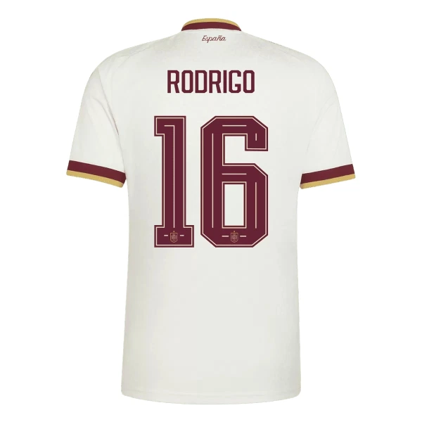 Camisolas Espanha 2 Stars Rodrigo Hernández 16 Equipamento Alternativo Mundial 2026