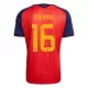 Camisolas Espanha 2 Stars Rodrigo Hernández 16 Equipamento Principal Mundial 2026