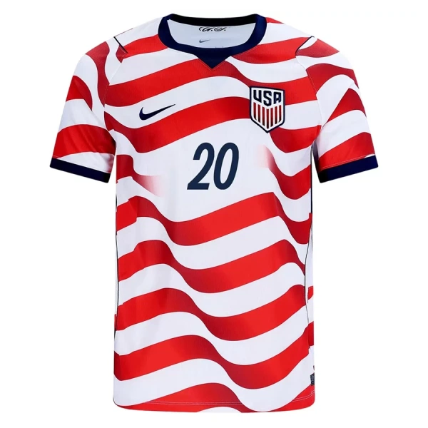 Camisolas Estados Unidos Balogun 20 Equipamento Principal Mundial 2026