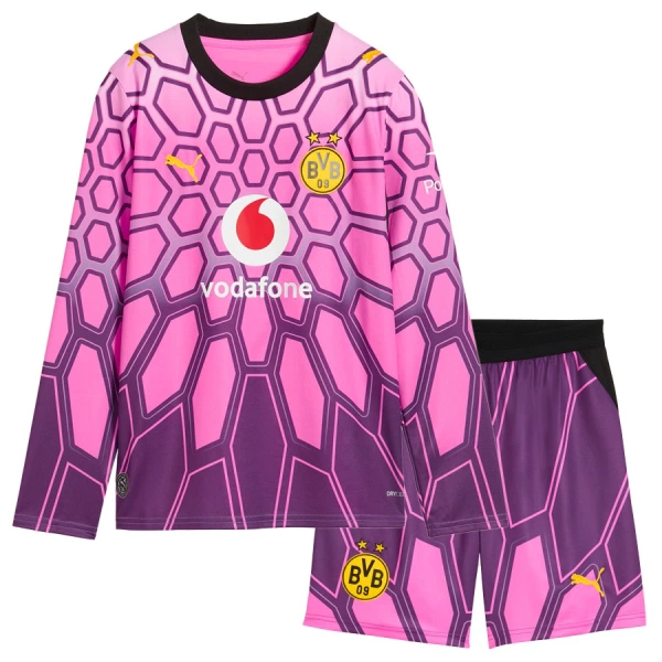 Camisolas Guarda Redes Borussia Dortmund Criança Equipamento Alternativo 26/27 Manga Comprida Rosa Camisolas Guarda Redes Borussia Dortmund Criança Equipamento Alternativo 26/27 Manga Comprida Rosa