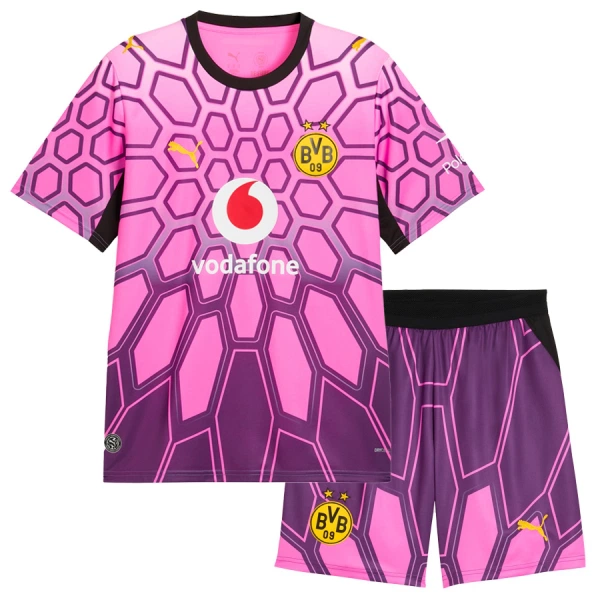 Camisolas Guarda Redes Borussia Dortmund Criança Equipamento Alternativo 26/27 Rosa Camisolas Guarda Redes Borussia Dortmund Criança Equipamento Alternativo 26/27 Rosa