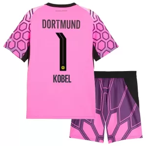 Camisolas Guarda Redes Borussia Dortmund Kobel 1 Criança Equipamento Alternativo 26/27 Rosa