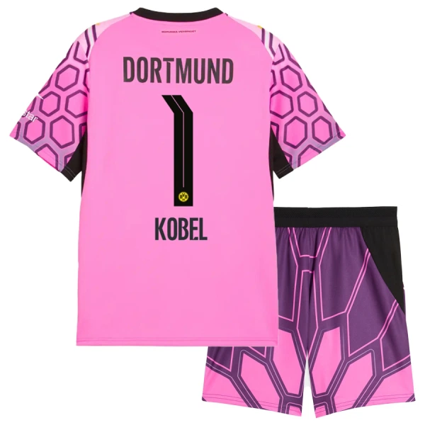 Camisolas Guarda Redes Borussia Dortmund Kobel 1 Criança Equipamento Alternativo 26/27 Rosa Camisolas Guarda Redes Borussia Dortmund Kobel 1 Criança Equipamento Alternativo 26/27 Rosa