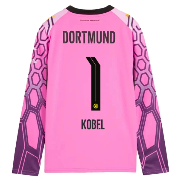 Camisolas Guarda Redes Borussia Dortmund Kobel 1 Equipamento Alternativo 26/27 Manga Comprida Rosa