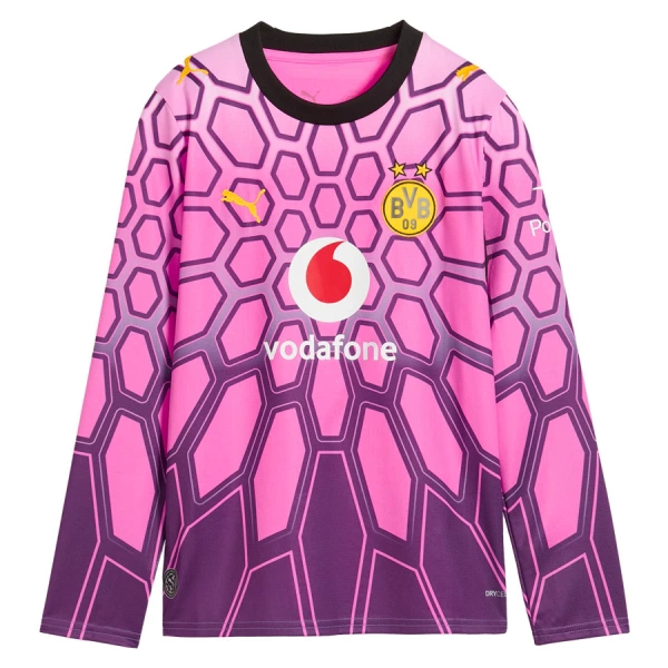 Camisolas Guarda Redes Borussia Dortmund Kobel 1 Equipamento Alternativo 26/27 Manga Comprida Rosa