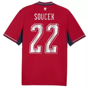 Camisolas República Tcheca Soucek 22 Equipamento Principal Mundial 2026