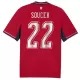 Camisolas República Tcheca Soucek 22 Equipamento Principal Mundial 2026 Camisolas República Tcheca Soucek 22 Equipamento Principal Mundial 2026