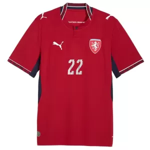 Camisolas República Tcheca Soucek 22 Equipamento Principal Mundial 2026