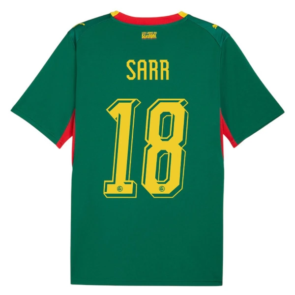 Camisolas Senegal Sarr 18 Equipamento Alternativo Mundial 2026 Camisolas Senegal Sarr 18 Equipamento Alternativo Mundial 2026