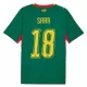 Camisolas Senegal Sarr 18 Equipamento Alternativo Mundial 2026 Camisolas Senegal Sarr 18 Equipamento Alternativo Mundial 2026
