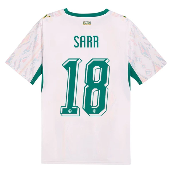 Camisolas Senegal Sarr 18 Equipamento Principal Mundial 2026 Camisolas Senegal Sarr 18 Equipamento Principal Mundial 2026