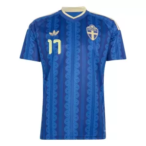 Camisolas Suécia Gyokeres 17 Equipamento Alternativo Mundial 2026