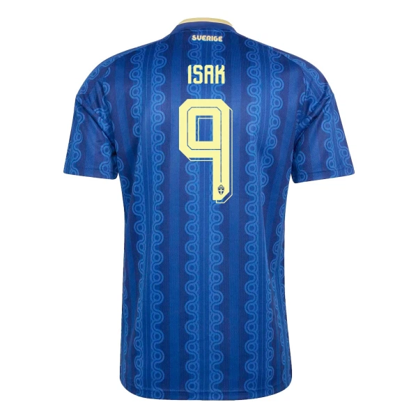 Camisolas Suécia Isak 9 Equipamento Alternativo Mundial 2026