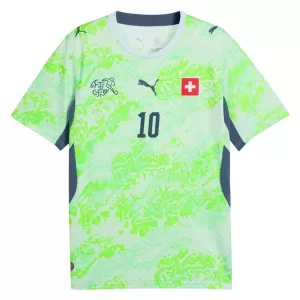 Camisolas Suíça Granit Xhaka 10 Equipamento Alternativo Mundial 2026