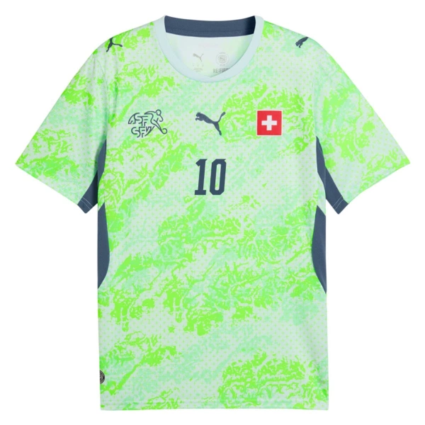 Camisolas Suíça Granit Xhaka 10 Equipamento Alternativo Mundial 2026