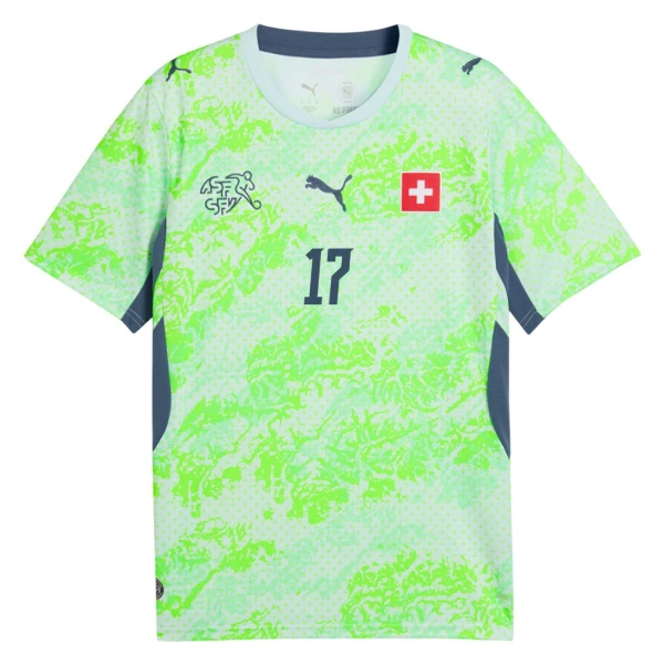 Camisolas Suíça Vargas 17 Equipamento Alternativo Mundial 2026