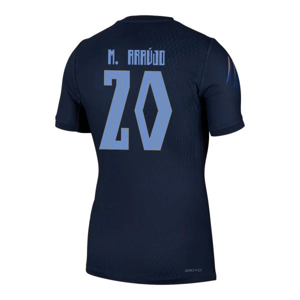 Camisolas Uruguai Maximiliano Araujo 20 Equipamento Alternativo Mundial 2026 Camisolas Uruguai Maximiliano Araujo 20 Equipamento Alternativo Mundial 2026