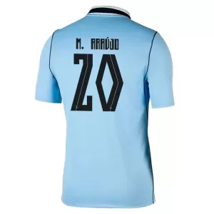 Camisolas Uruguai Maximiliano Araujo 20 Equipamento Principal Mundial 2026