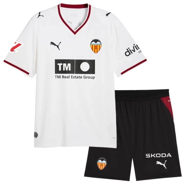 Camisolas Valencia CF Criança Equipamento Principal 26/27 Camisolas Valencia CF Criança Equipamento Principal 26/27