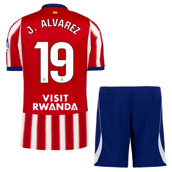 Camisolas Atlético Madrid Julián Álvarez 19 Criança Equipamento Principal 26/27 Camisolas Atlético Madrid Julián Álvarez 19 Criança Equipamento Principal 26/27