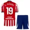 Camisolas Atlético Madrid Julián Álvarez 19 Criança Equipamento Principal 26/27