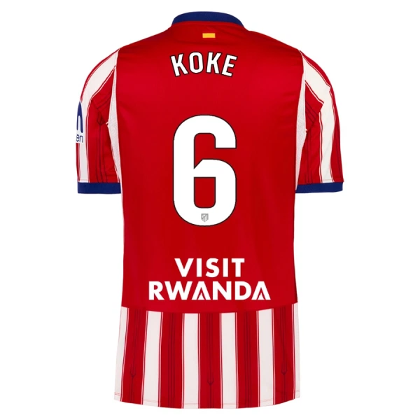 Camisolas Atlético Madrid Koke 6 Equipamento Principal 26/27 Camisolas Atlético Madrid Koke 6 Equipamento Principal 26/27