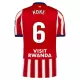 Camisolas Atlético Madrid Koke 6 Equipamento Principal 26/27 Camisolas Atlético Madrid Koke 6 Equipamento Principal 26/27