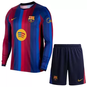 Camisolas FC Barcelona Criança Equipamento Principal 26/27 Manga Comprida