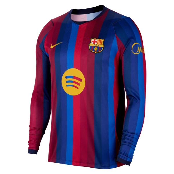 Camisolas FC Barcelona Equipamento Principal 26/27 Manga Comprida Camisolas FC Barcelona Equipamento Principal 26/27 Manga Comprida