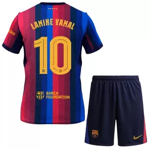 Camisolas FC Barcelona Lamine Yamal 10 Criança Equipamento Principal 26/27