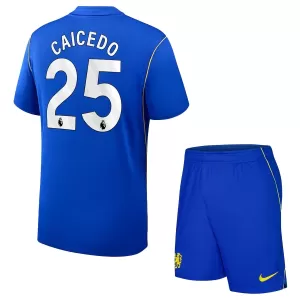 Camisolas Chelsea Caicedo 25 Criança Equipamento Principal 26/27
