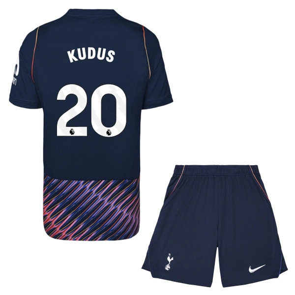 Camisolas Tottenham Hotspur Kudus 20 Criança Equipamento Alternativo 26/27