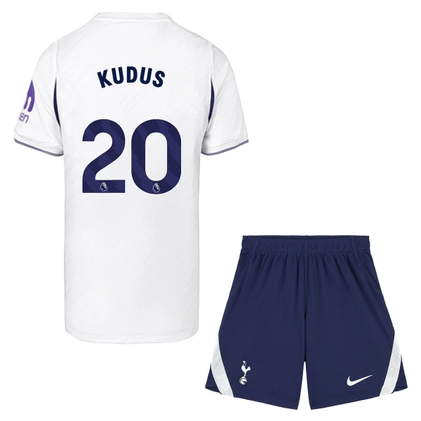 Camisolas Tottenham Hotspur Kudus 20 Criança Equipamento Principal 26/27 Camisolas Tottenham Hotspur Kudus 20 Criança Equipamento Principal 26/27