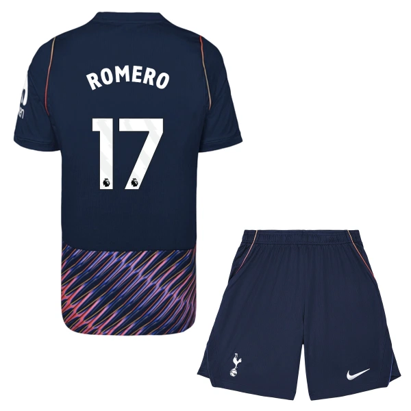 Camisolas Tottenham Hotspur Romero 17 Criança Equipamento Alternativo 26/27 Camisolas Tottenham Hotspur Romero 17 Criança Equipamento Alternativo 26/27