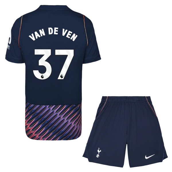 Camisolas Tottenham Hotspur Van De Ven 37 Criança Equipamento Alternativo 26/27 Camisolas Tottenham Hotspur Van De Ven 37 Criança Equipamento Alternativo 26/27