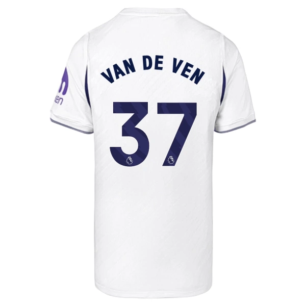 Camisolas Tottenham Hotspur Van De Ven 37 Equipamento Principal 26/27 Camisolas Tottenham Hotspur Van De Ven 37 Equipamento Principal 26/27