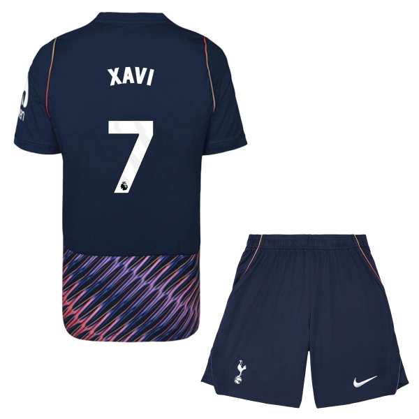 Camisolas Tottenham Hotspur Xavi 7 Criança Equipamento Alternativo 26/27 Camisolas Tottenham Hotspur Xavi 7 Criança Equipamento Alternativo 26/27
