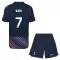 Camisolas Tottenham Hotspur Xavi 7 Criança Equipamento Alternativo 26/27