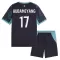 Camisolas Olympique Marseille Aubameyang 17 Criança Equipamento Alternativo 26/27