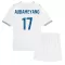 Camisolas Olympique Marseille Aubameyang 17 Criança Equipamento Principal 26/27