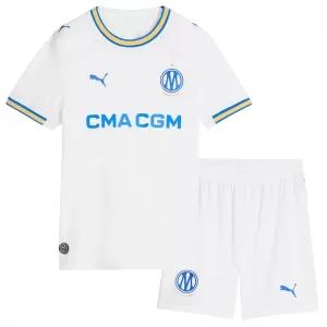 Camisolas Olympique Marseille Aubameyang 17 Criança Equipamento Principal 26/27