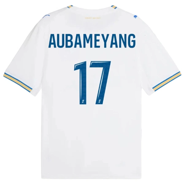 Camisolas Olympique Marseille Aubameyang 17 Equipamento Principal 26/27 Camisolas Olympique Marseille Aubameyang 17 Equipamento Principal 26/27