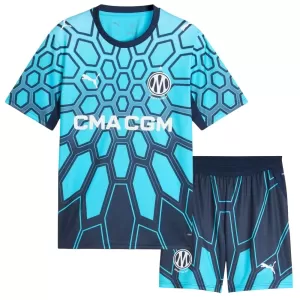 Camisolas Olympique Marseille Criança Equipamento Alternativo 26/27 Azul