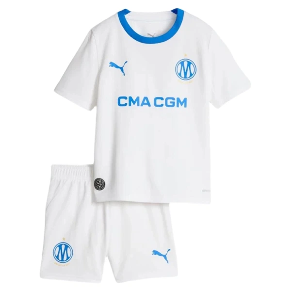 Camisolas Olympique Marseille Criança Equipamento Principal 26/27 Camisolas Olympique Marseille Criança Equipamento Principal 26/27