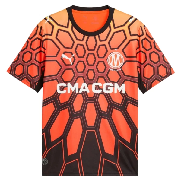 Camisolas Olympique Marseille Equipamento Principal 26/27 Laranja Camisolas Olympique Marseille Equipamento Principal 26/27 Laranja
