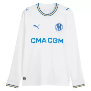 Camisolas Olympique Marseille Equipamento Principal 26/27 Manga Comprida